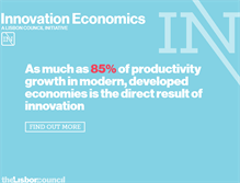 Tablet Screenshot of innovationeconomics.net